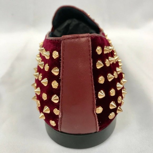 Men’s JUMP Leopold Burgundy Spikes Fashion Shoes main image 6
